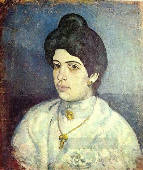 Retrato Corina Romeu 1902 Pablo Picasso Pintura al óleo
